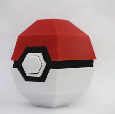 Pokeball Low Poly để lưu trữ Pokemon Low-Poly