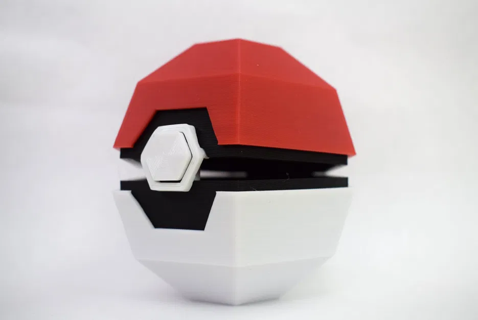 Pokeball Low Poly để lưu trữ Pokemon Low-Poly - Image 3