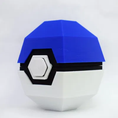Pokeball Low Poly để lưu trữ Pokemon Low-Poly