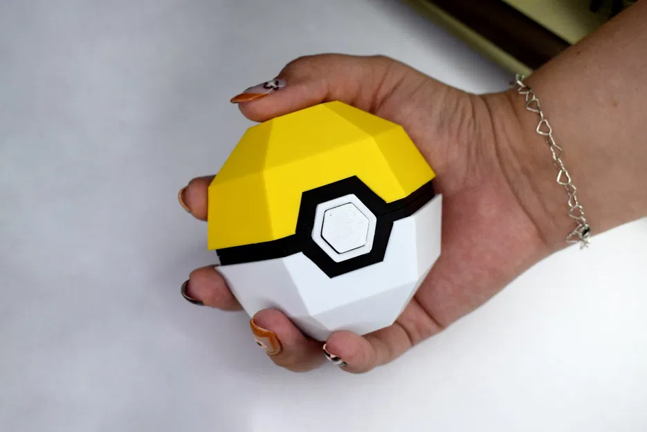 Pokeball Low Poly để lưu trữ Pokemon Low-Poly - Image 5