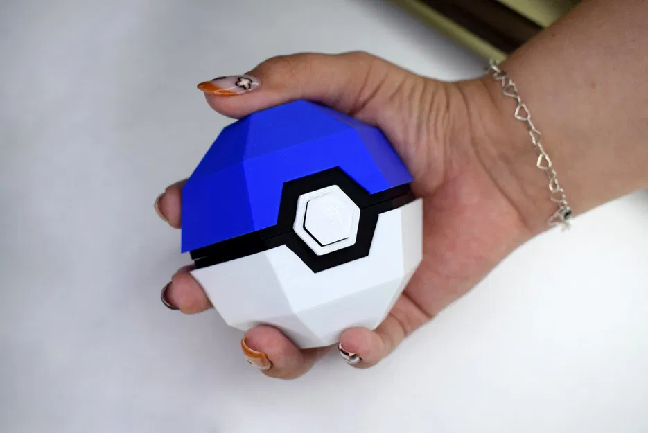 Pokeball Low Poly để lưu trữ Pokemon Low-Poly - Image 7
