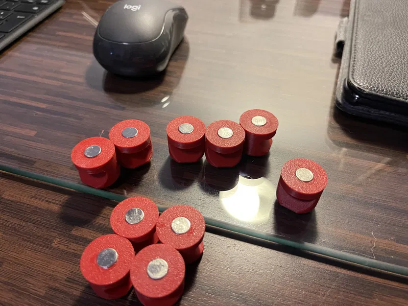 Ghim nam châm 8x3mm dễ in - Image 1