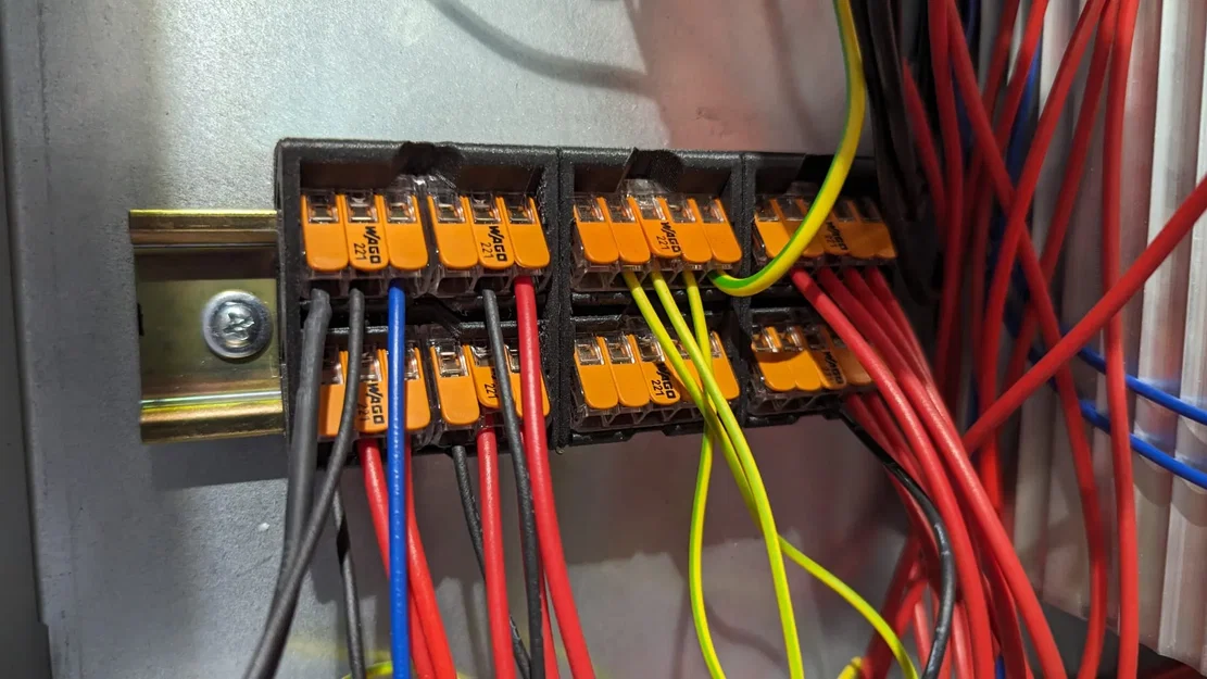 Giá đỡ DIN cho các đầu nối Wago 221 - Image 2