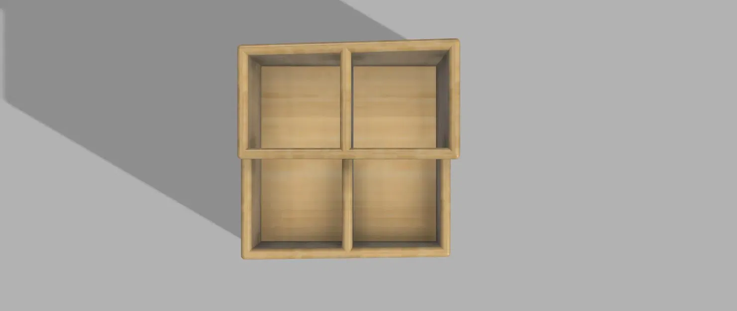 Giá để đồ dùng bàn làm việc 4 ngăn hình thang - Image 1