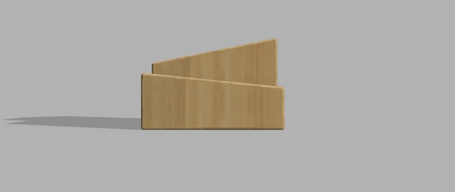 Giá để đồ dùng bàn làm việc 4 ngăn hình thang - Image 3