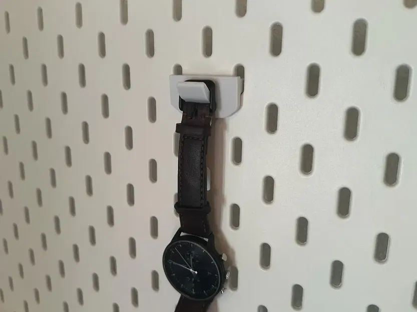 Giá đỡ đồng hồ Ikea Skadis với móc treo tiện lợi - Image 1