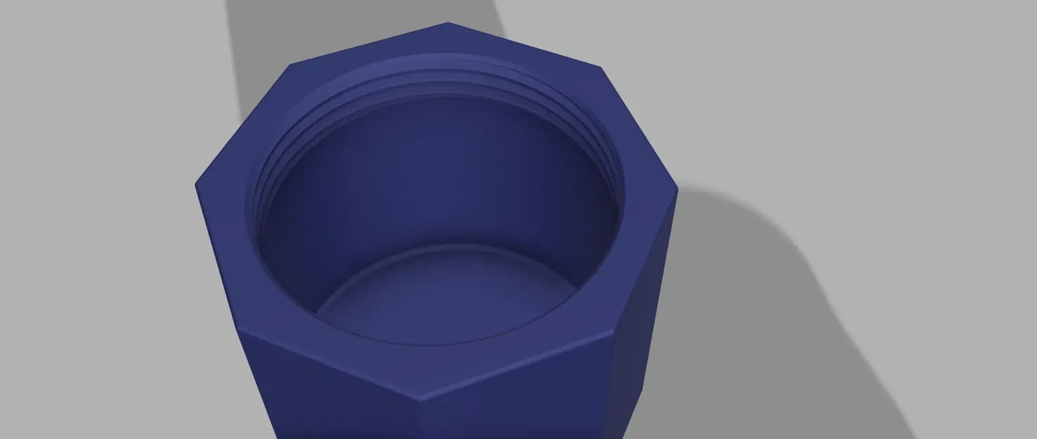 Đồ chứa hình bát giác với nắp vặn - Image 4