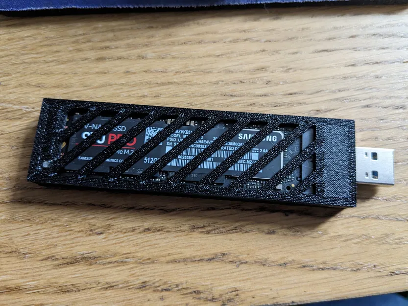 Vỏ bọc cho bộ chuyển đổi USB sang M.2 NVME SSD (cập nhật với... - Image 1