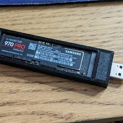 Vỏ bọc cho bộ chuyển đổi USB sang M.2 NVME SSD (cập nhật với...