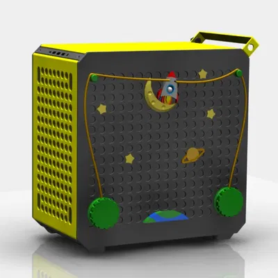 Trò chơi mê cung bóng tên lửa cho CoolerMaster Qube 500