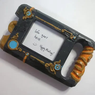 Thẻ hành lý hình Sheikah Slate từ BOTW