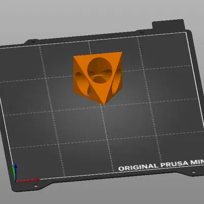 Cái bẫy hình chóp với đồng xu đứng