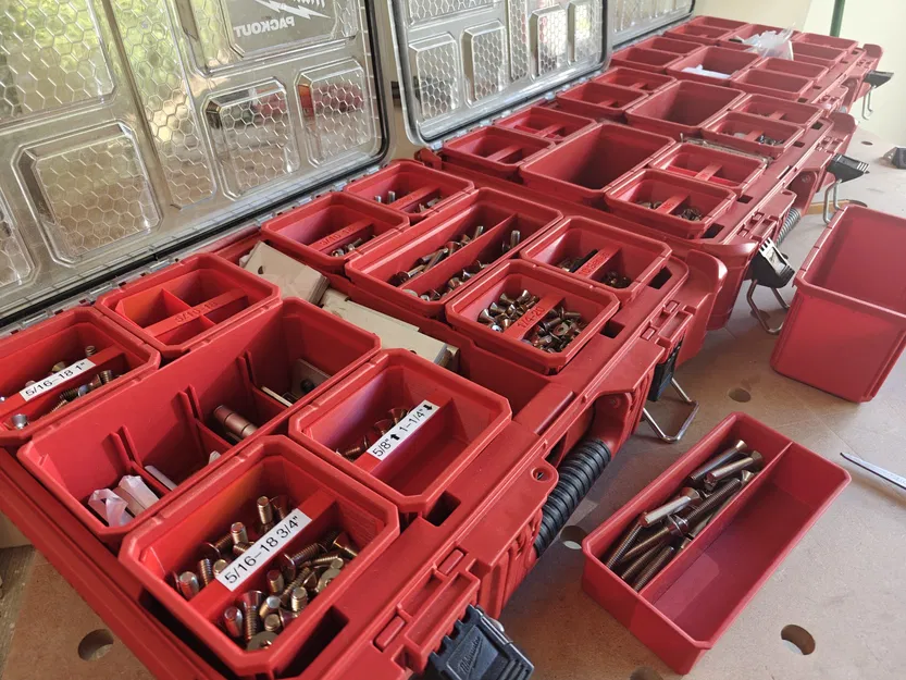 Hệ thống thùng chứa PackUp cho tổ chức Milwaukee Packout 48-22-843... - Image 1