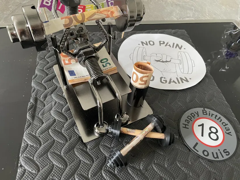 Dumbbell mini làm quà tặng tiền độc đáo - Image 4