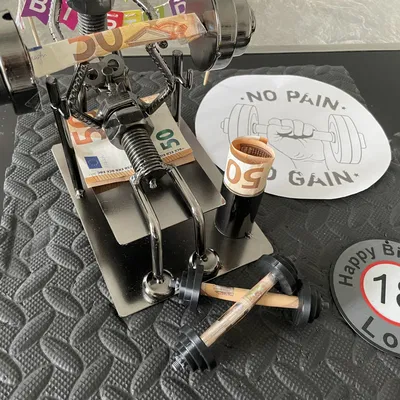 Dumbbell mini làm quà tặng tiền độc đáo