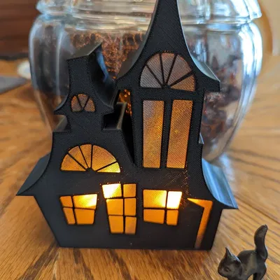 Nhà ma in 3D với kính trong suốt