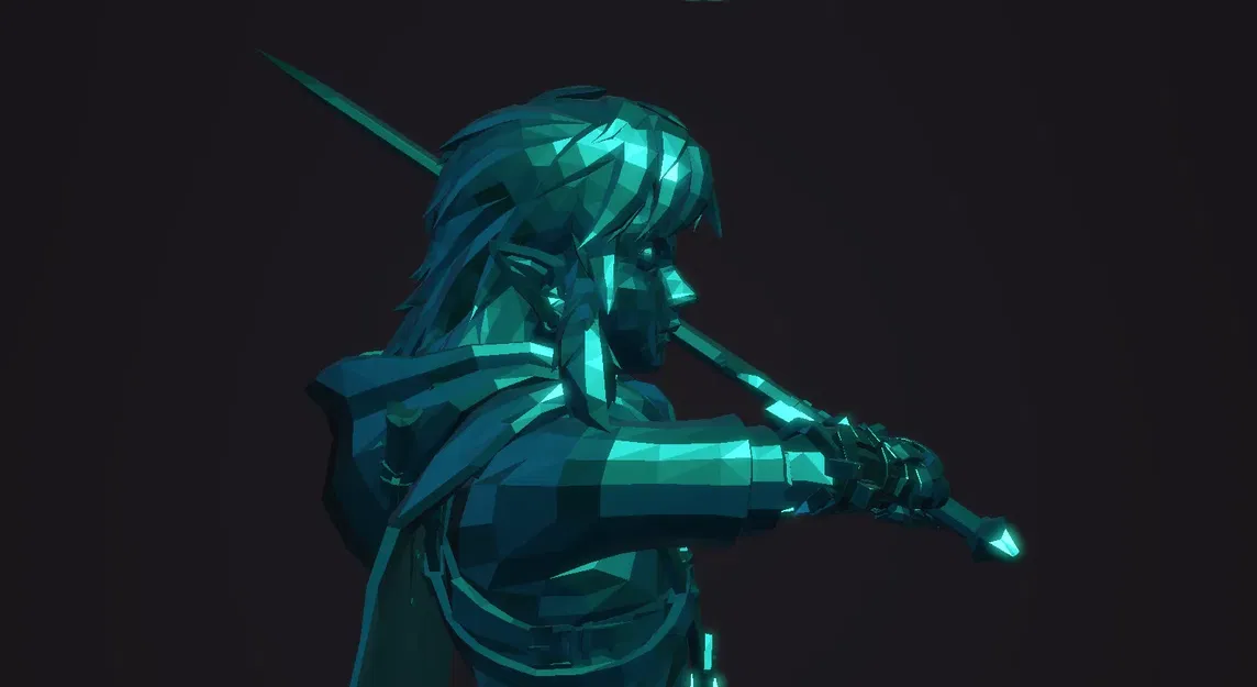 Mô hình nhân vật Link trong Tears of the Kingdom - Image 3