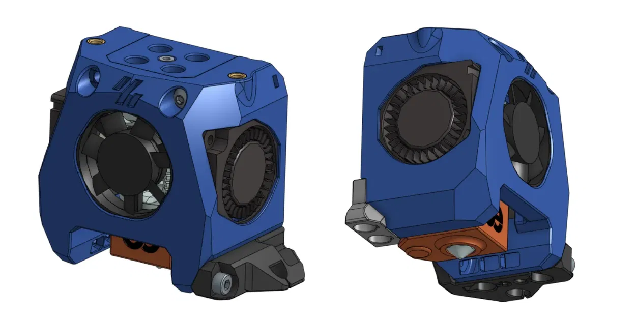 Đầu in Mini Stealthdort nhẹ cho máy in Voron-0 - Image 1