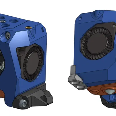 Đầu in Mini Stealthdort nhẹ cho máy in Voron-0