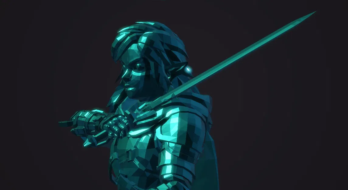 Mô hình nhân vật Link trong Tears of the Kingdom - Image 4