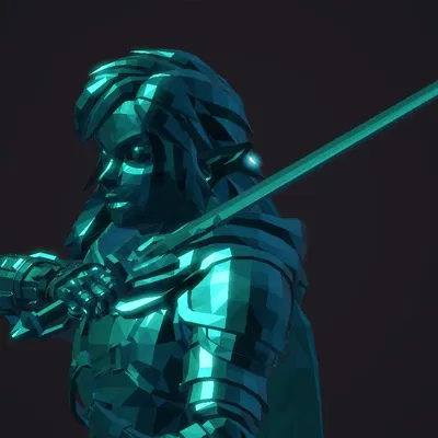 Mô hình nhân vật Link trong Tears of the Kingdom