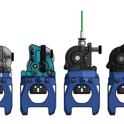 Đầu in Mini Stealthdort nhẹ cho máy in Voron-0