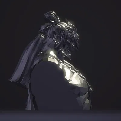 Tượng bán thân Ganondorf từ Tears of the Kingdom