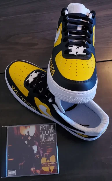 Khóa dây giày Wu Tang Clan cho Nike Air Force 1 - Image 2