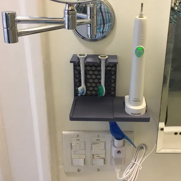 Giá đỡ và bộ sạc cho đầu bàn chải Sonicare - Image 1