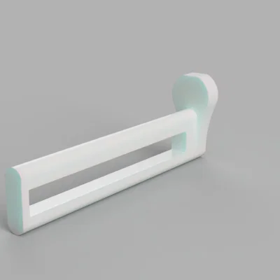 Giá đỡ bên cho kệ Skadis được thiết kế lại