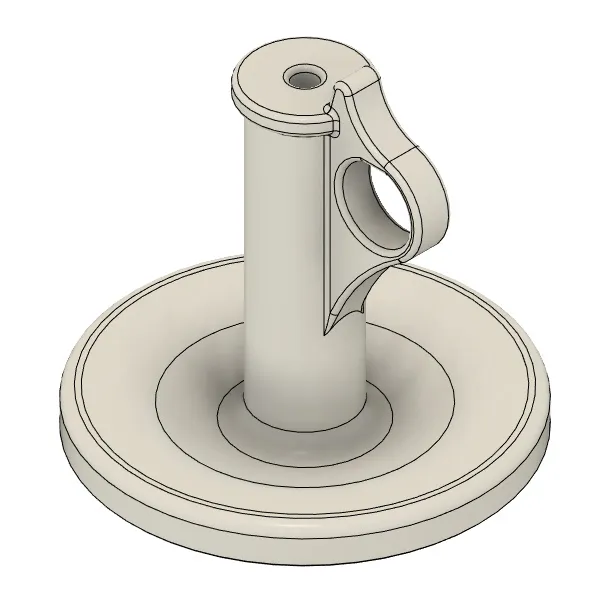 Giá đỡ nến nhỏ với đường kính 1/4 inch - Image 2