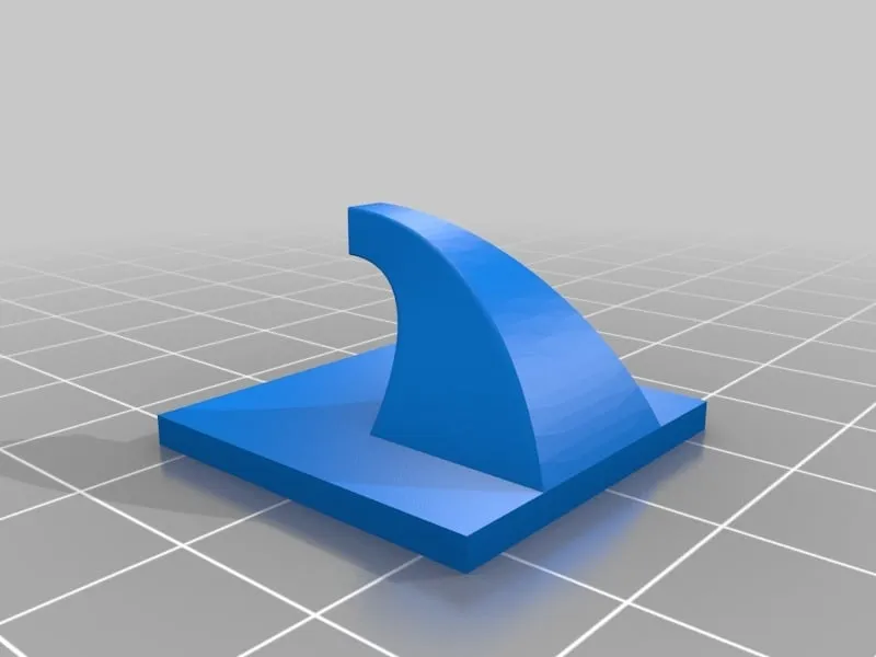 Móc treo tường phẳng 1" x 1" dùng keo hai mặt - Image 1