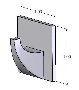 Móc treo tường phẳng 1" x 1" dùng keo hai mặt - Image 2