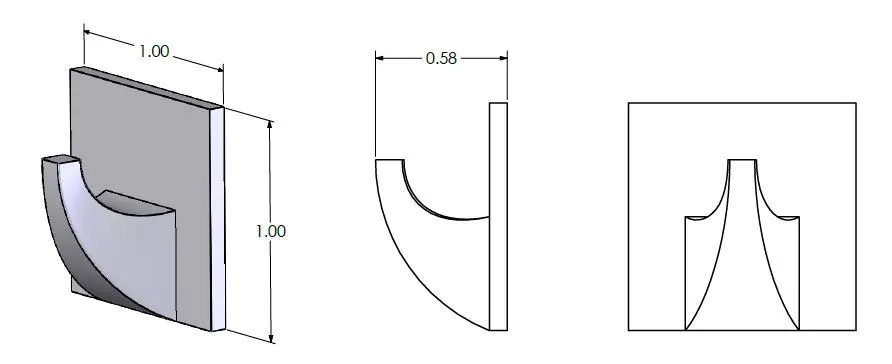 Móc treo tường phẳng 1" x 1" dùng keo hai mặt - Image 3
