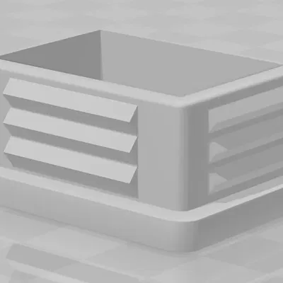 Nắp chặn ống hình chữ nhật 30x40 cho ống vuông