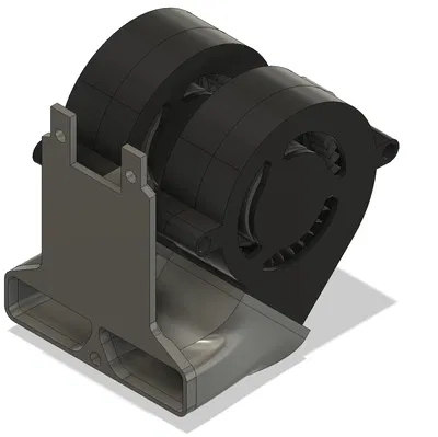 Cổng gió kép EVA 3 cho quạt 5020