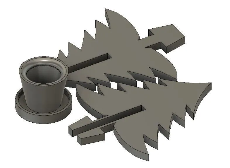 Cây thông Noel mini trang trí để bàn - Image 1