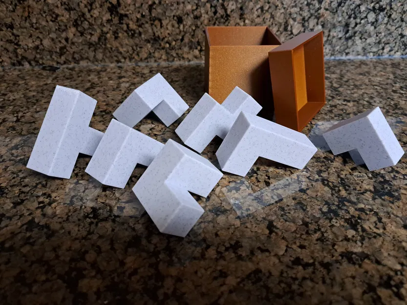 Khối xếp hình với hộp lưu trữ và 7 mảnh ghép - Image 2