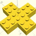 Gạch hình chữ thập tương thích Lego - Kích thước 6x6 và 8x8 - Thumbnail 1