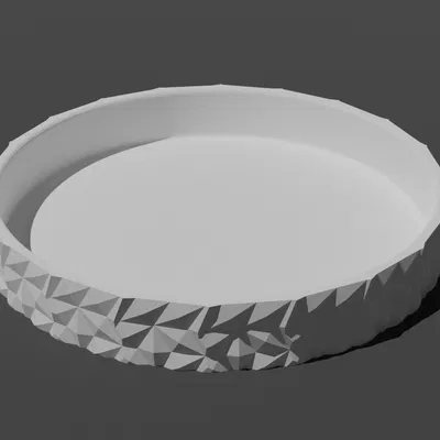 Khay đựng đồ đa năng kiểu low poly với bề mặt mịn