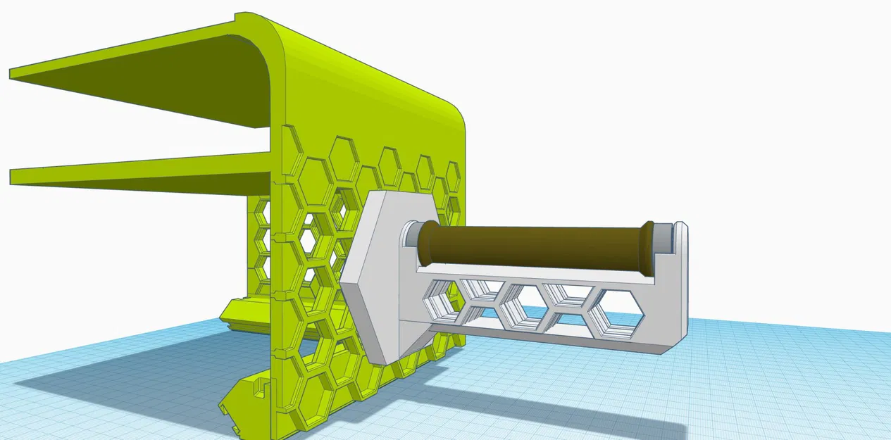 Giá đỡ cuộn filament v2 cho máy in 3D Honeycomb - Image 1