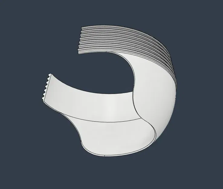 Bộ chặn ánh sáng cho đèn trần âm tường hình bán cầu - Image 2