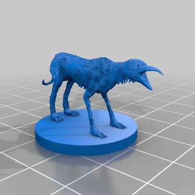 Chó Khổ Sở và Quạ Thối Miniatures (Nghệ Thuật Fan Bloodborne)