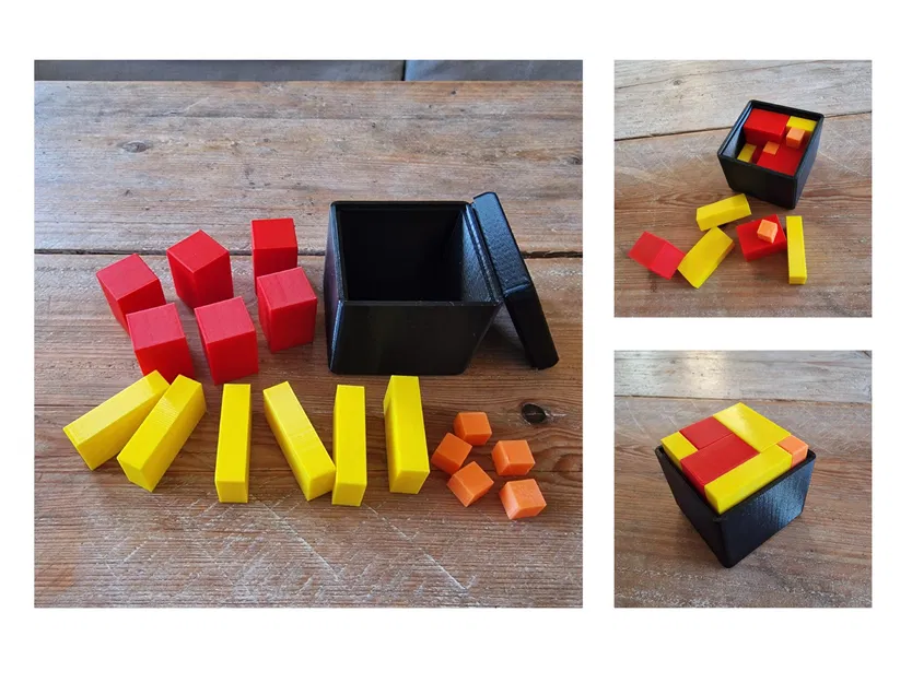 Câu đố trong hộp gỗ với thiết kế độc đáo - Image 1