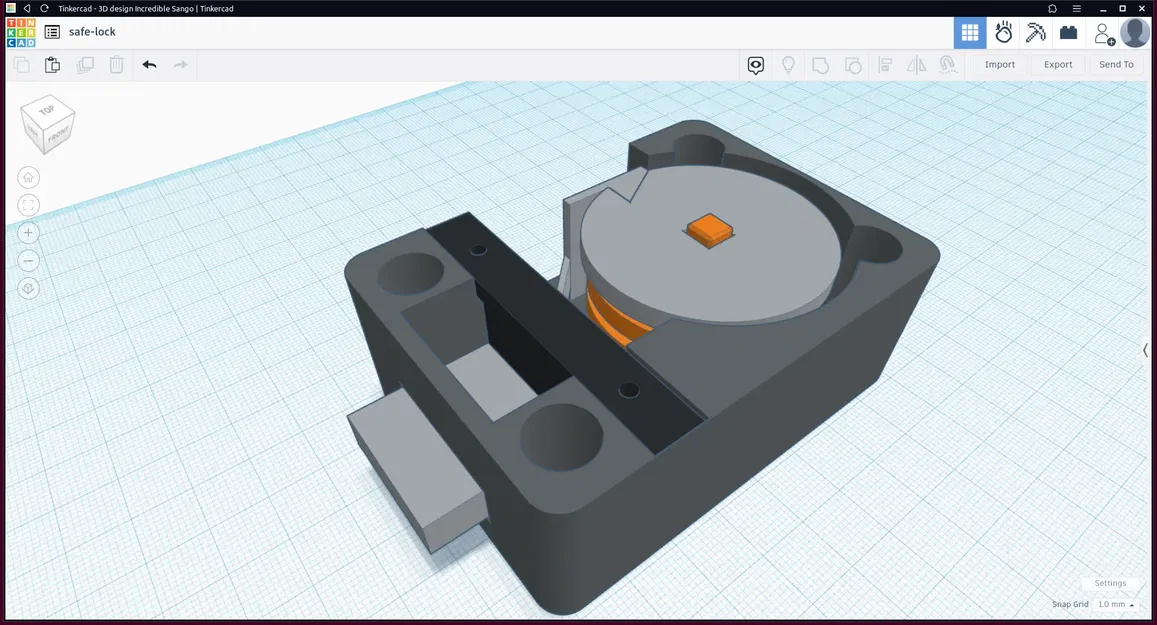 Khóa an toàn cơ khí kiểu kết hợp đầu thế kỷ 20 - Image 1