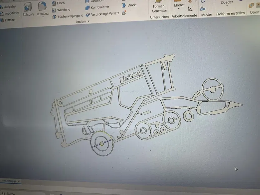 Silhouette nghệ thuật tường máy gặt Claas Lexion 5500 - Image 2