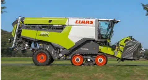 Silhouette nghệ thuật tường máy gặt Claas Lexion 5500 - Image 3