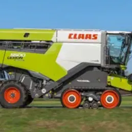 Silhouette nghệ thuật tường máy gặt Claas Lexion 5500