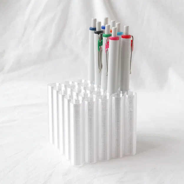 Giá đỡ bút đơn giản hình trụ 5 x 5 với chế độ bình xoáy - Image 1