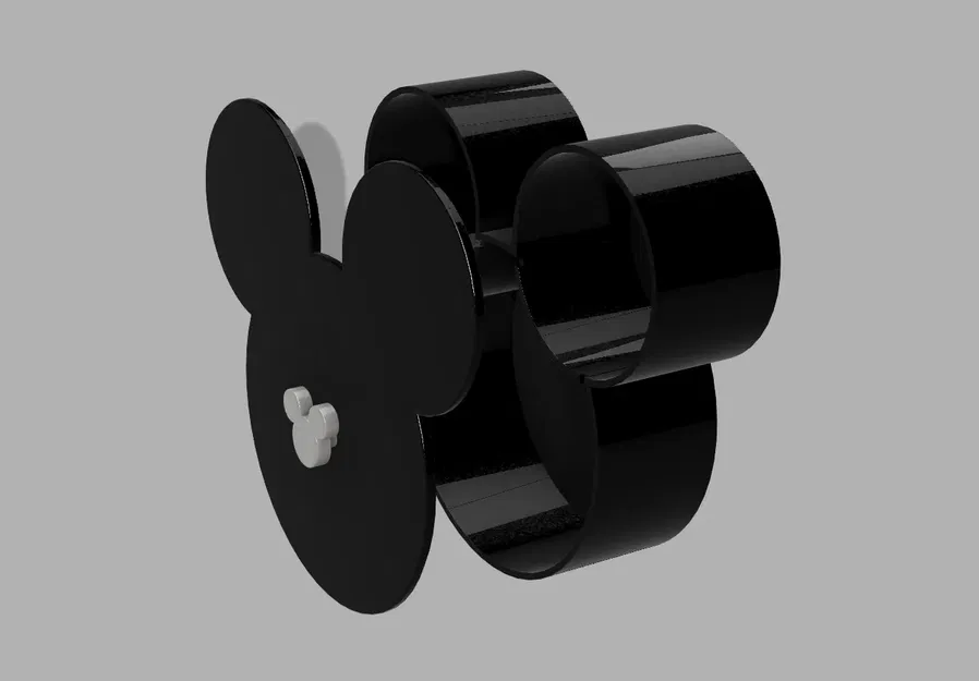 Hộp trang sức Mickey với 3 ngăn bên trong - Image 2